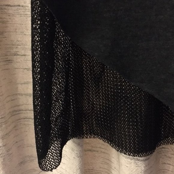 NWOT Catch of the Day Asymmetrical Jersey and Fishnet Lined Top - Picture 4 of 8